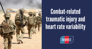 Read more about the article New ADVANCE publication out now: Relationship between combat injury and heart rate variability (HRV)