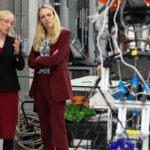 Minister for Veterans and People Louise Sandher-Jones MP visits the Centre for Injury Studies.